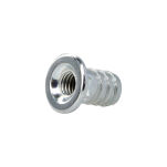 Mufa wbijana z kołnierzem M6x14mm DR jasny ocynk - 4