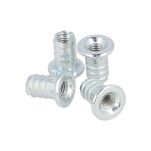 Mufa wbijana z kołnierzem M6x14mm DR jasny ocynk - 3
