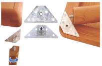 Mocowanie nogi meblowej KEA M10 trapezowe - 3
