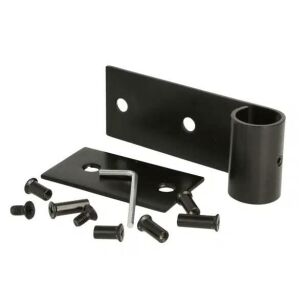 Mocowanie rura/płyta fi19mm SS304 czarne