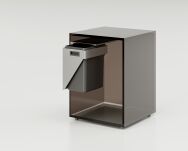 Sortownik wysuwny GENIUS 20L montaż do ściany bocznej szafki - 2