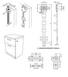 Zamek centralny boczny SISO X851N fi19mm L800 zaczepy 3x13mm CK - 3