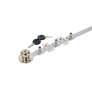Zamek centralny boczny SISO X851N fi19mm L800 zaczepy 3x13mm CK