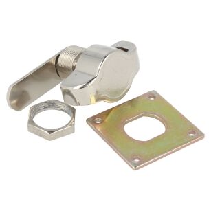 Zamek krzywkowy na kłódkę SISO CAM 300 90st z gwintem 16mm chrom