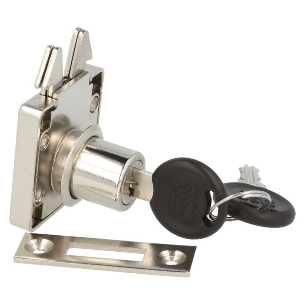 Zamek żaluzjowy SISO X855 fi19x22mm jeden numer klucza D20 CK