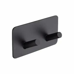 Wieszak meblowy PISA SS304 podwójny czarny mat
