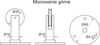 Zestaw linkowy półek szklanych - 4