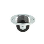 Kółko meblowe rolka wpuszczana tworzywowa fi26mm - 4