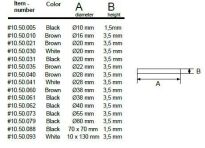 Filc fi20x3,5mm czarny - 2