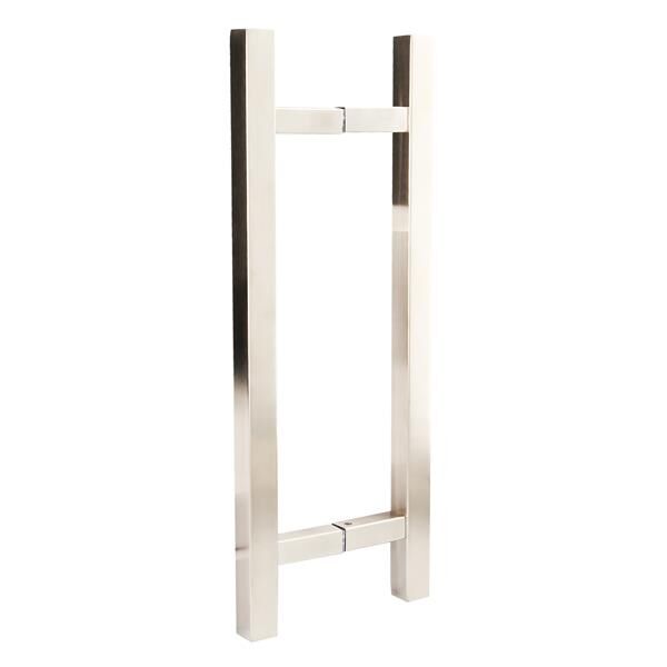 Pochwyt drzwiowy Sava 19x19x350mm stal nierdz. szczotkowany rozstaw: 250mm