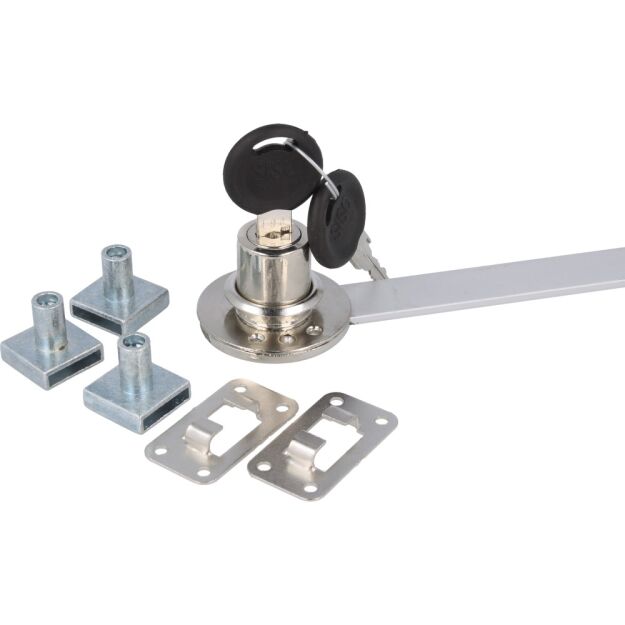 Zamek centralny boczny SISO X851N fi19mm L600 zaczepy 3x13mm CK