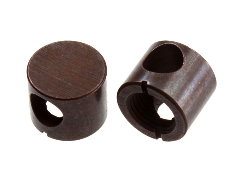 KD Złącze baryłka fi15mm x12,5mm brąz