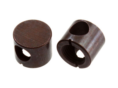KD Złącze baryłka fi15mm x12,5mm brąz
