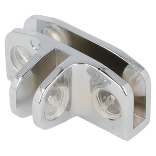 Łącznik szkła MAXI 3 90st 4-6mm zamknięty chrom