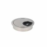 Przepust kablowy fi60x13mm znalowy gumka stal szczotkowana - 4