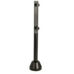 Noga do kabin toaletowych WC SS304 płyta min. 6mm z mocowaniem czarna - 2