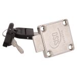 Zamek meblowy kwadratowy SISO X850 fi19x22mm lewy HCK - 2