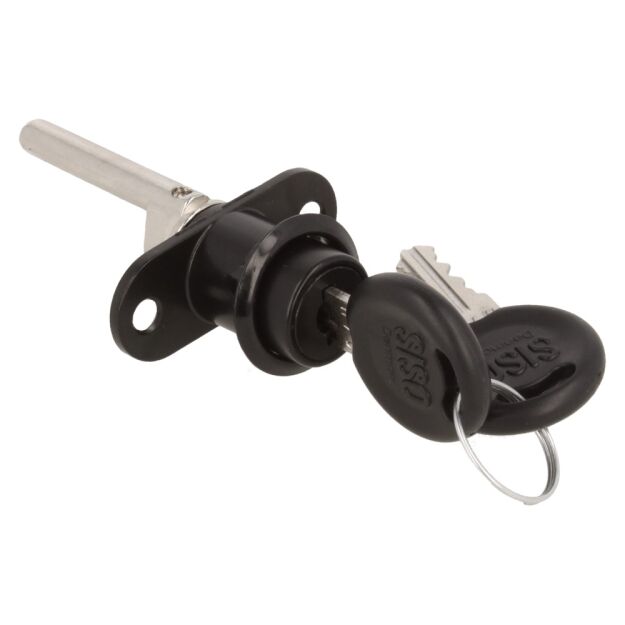 Zamek centralny SISO 1018 fi16,5mm jeden numer klucza D20 CK czarny