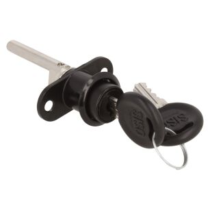 Zamek centralny SISO 1018 fi16,5mm jeden numer klucza D20 CK czarny