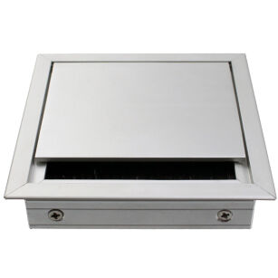 Przepust kablowy FORRO 120x120x24mm aluminium anoda