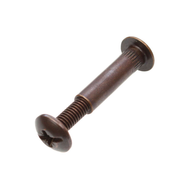Złącze śrubowe M6x14mm 31-39mm brąz
