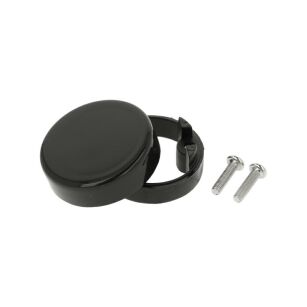 Zaślepka okrągła zaw. szkła MINI SC czarna