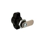 Zamek krzywkowy na kłódkę SISO CAM 300P 90st z gwintem 20mm czarny A04 - 3