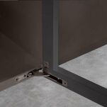 Zawias gabloty 3D ukryty, czarny, lewy - 7