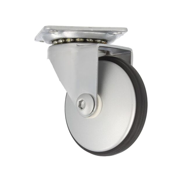 Kółko meblowe PRATO fi50 z płytką montażową 42x42mm