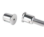 Mocowanie rury kabiny prysznicowej ze ścianą fi19mm mosiądz chrom - 5