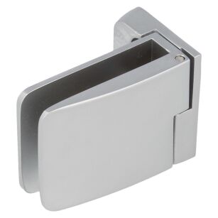 Zawias do drzwi szklanych 4-6mm SQUARE krótki przelotowy prawy aluminium