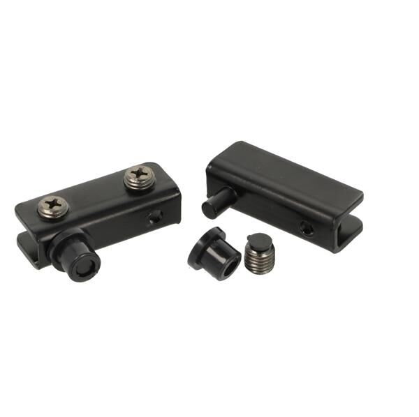 Zawias osiowy do szkła SISO 11.561 4-5mm czarny PARA
