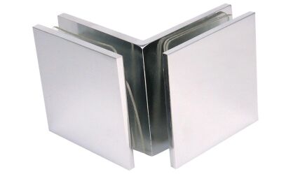 Łącznik szkło/szkło BERN 90st aluminium