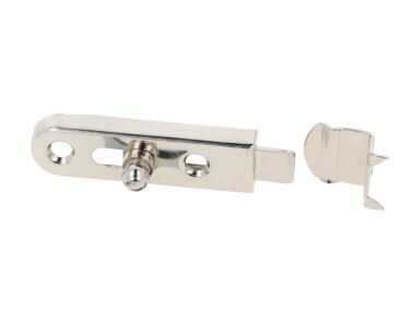 Zasuwka meblowa prosta #352 50mm niklowana