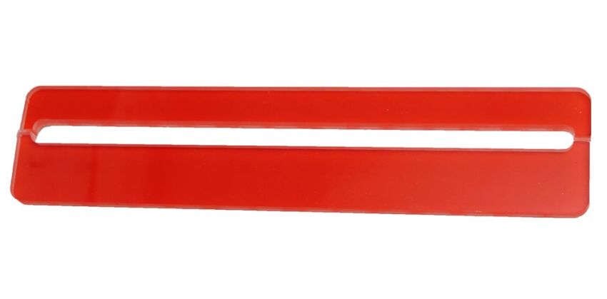 Płytka do przepustu kablowego WIRE-POD SLOT Large czerwona