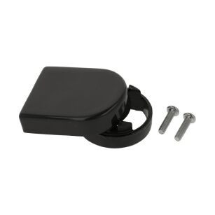 Zaślepka oval zaw. szkła MINI SC czarna