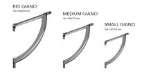 Wspornik półki GIANO 325x235mm czarny - 4