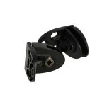 Zawias do drzwi szklanych 4-6mm BADGE II czarny KOMPLET - 4