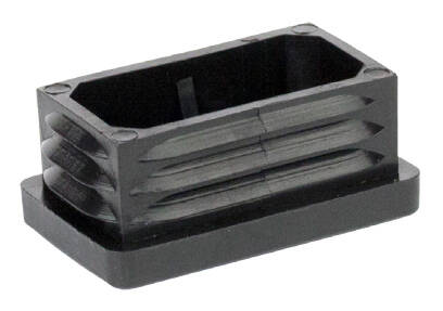 Zaślepka wciskana rur 50x30mm czarna