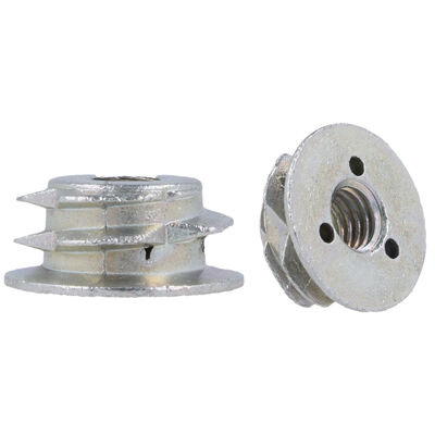 Mufa wkręcana z kołnierzem M6x7mm do cienkich płyt