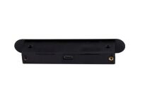Ładowarka 2x port USB czarna/wpuszczana/80x18x12mm/komplet z zasilaczem - 4