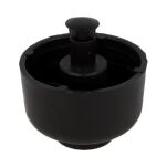 Stopka meblowa regulowana fi50 h27-36mm czarna - 3