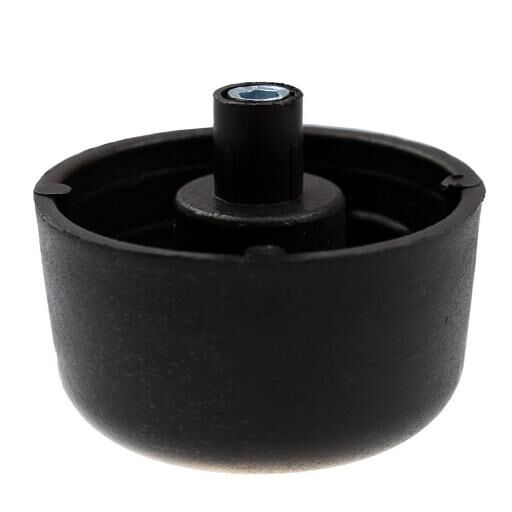 Stopka meblowa regulowana fi50 h27-36mm czarna