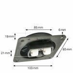 Mini rolka MAX 103x103 H21mm twarda - 2