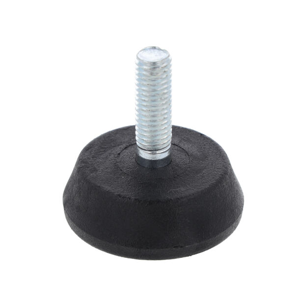 Stopka meblowa regulowana M8x25mm fi40 czarna