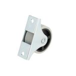 Kółko meblowe rolka stała tworzywowa fi40 szara h-43mm - 4