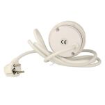 Gniazdo zasilające z ładowarką 2xUSB (A+C) fi80mm białe - 2