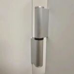 Zawias do kabin toaletowych NINA WC SISO lewy aluminium czarny - 7