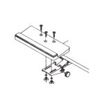 Półka pod klawiature komp. ARM - 5