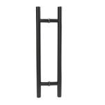 Pochwyt do drzwi szklanych fi25x710mm czarny SS304 - 2